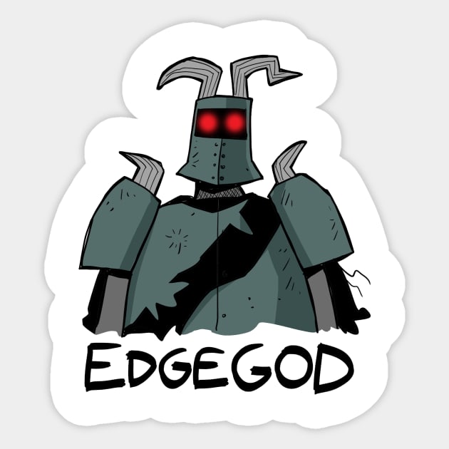 Edgegod Sticker by Slack Wyrm